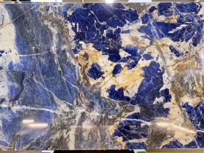 Luxury Sodalite Blue Granite Slabs — product view 3