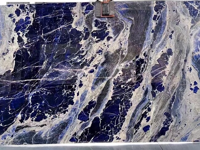 Luxury Sodalite Blue Granite Slabs — product view 4