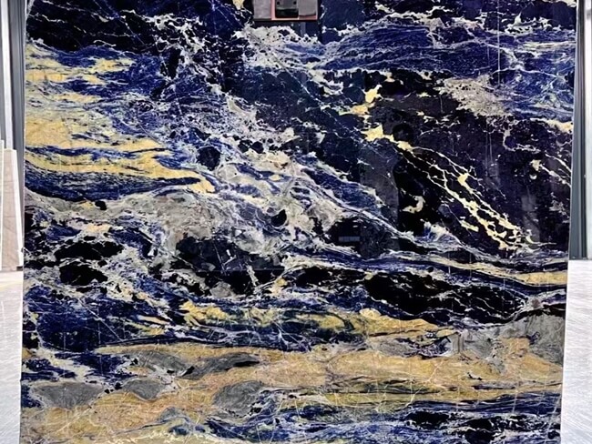 Luxury Sodalite Blue Granite Slabs — product view 6