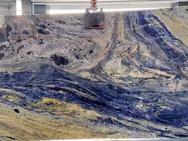 Luxury Sodalite Blue Granite Slabs — product view 7