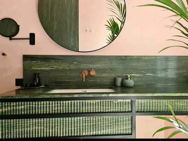 Macallan Green Marble Tub and Basin — product view 4