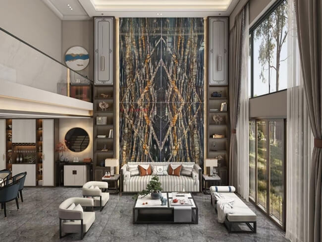 Midnight Crystal Quartzite Slabs — product view 7