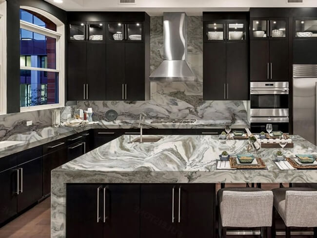 Natural Avalanche Quartzite Slabs for Kitchen — product view 2