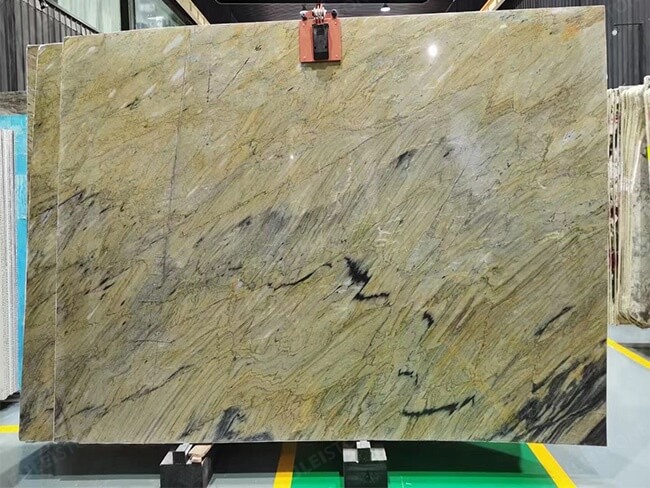 Natural Luxury Polished Yellow Quartzite Slab — product view 4