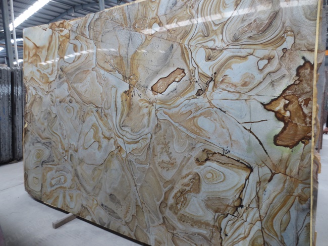 Natural Palomino Quartzite Stone Slabs — product view 4