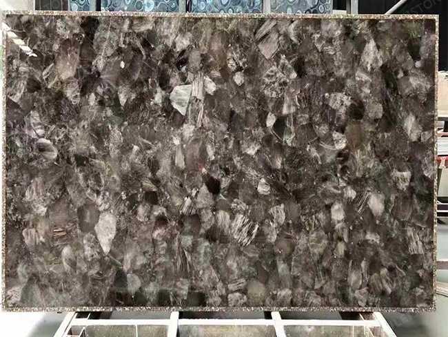 Smoky Grey Crystal Slab
