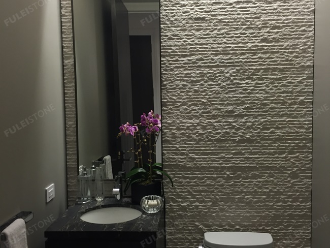 Natural Textured White Limestone for wall cladding — product view 2