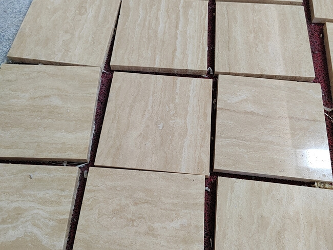 Turkish Roman White Travertine Tiles — product view 2