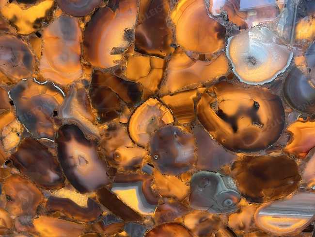Uruguay Agate Slabs Backlit — product view 4