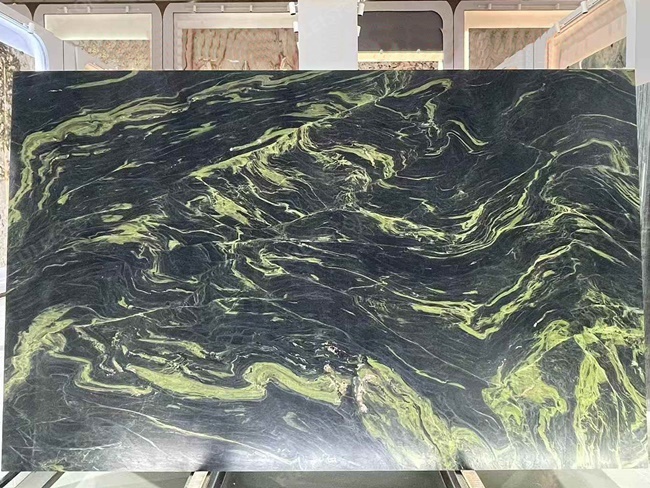 Verde Speranza Quartzite Leathered Slabs — product view 4
