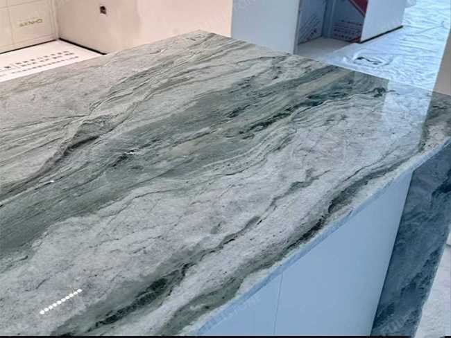 Victoria Green Marble Slab — product view 3
