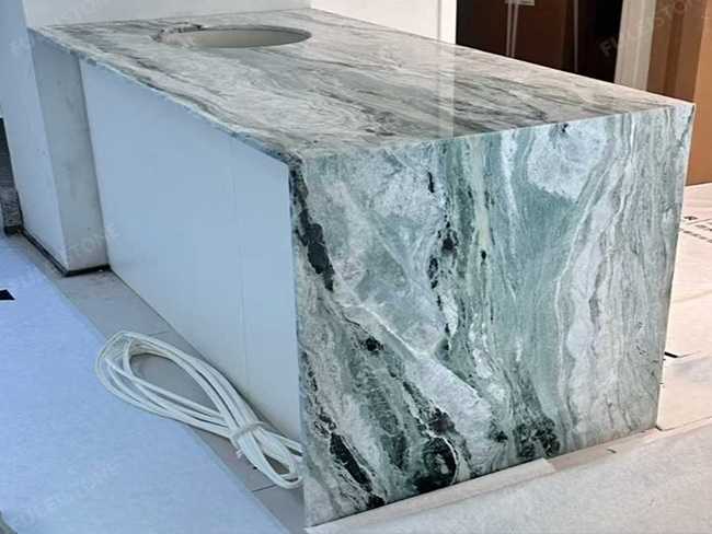 Victoria Green Marble Slab — product view 4