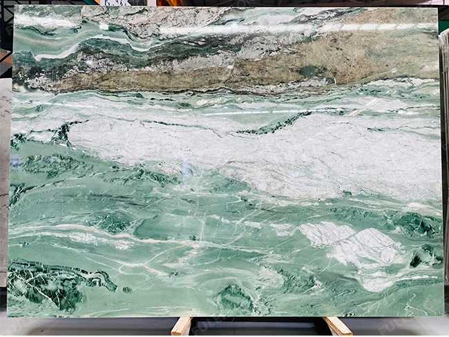 Victoria Green Marble Table and Top — product view 2