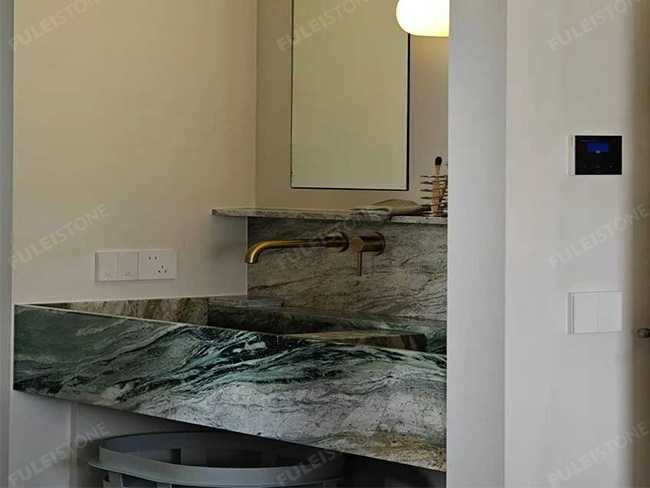 Victoria Green Marble Table and Top — product view 8
