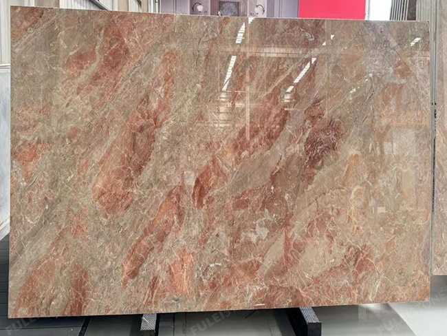 Victoria Pink Marble Slab — product view 1