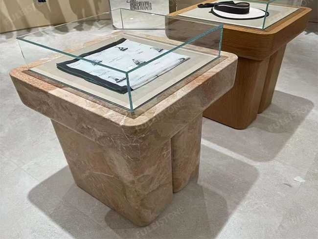 Victoria Pink Marble Slab — product view 3