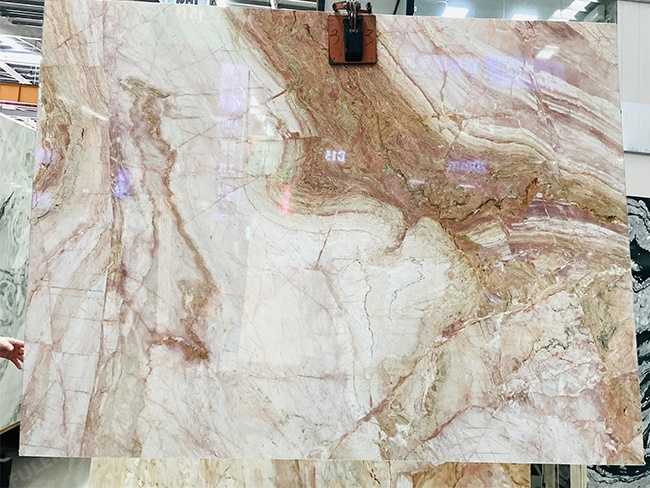 Victoria Pink Marble Table and Top — product view 2