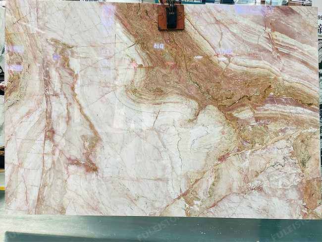 Victoria Pink Marble Table and Top — product view 3