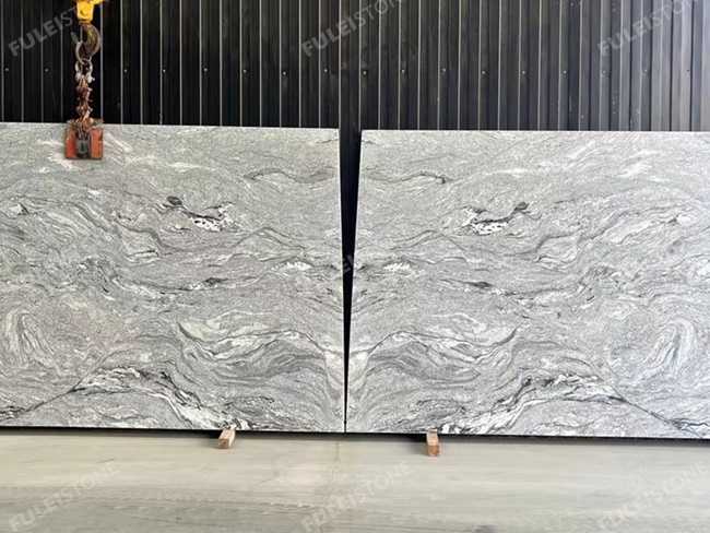 Viscount White Granite Slabs — product view 4