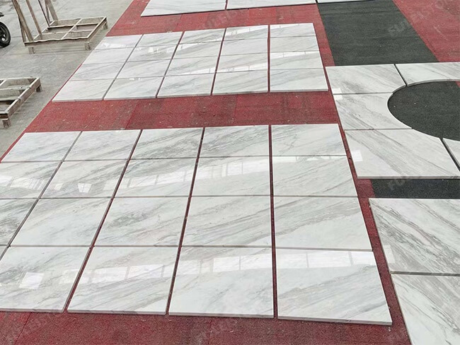 Volakas White Marble Tiles — product view 4