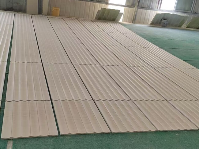 Wave Surface Beige Limestone Tiles — product view 4