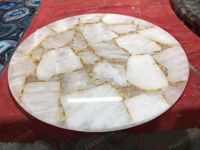 White Agate Table Tops — product view 3