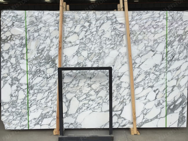 Bookmatched White Arabescato Marble Slabs Wholesale — product view 4
