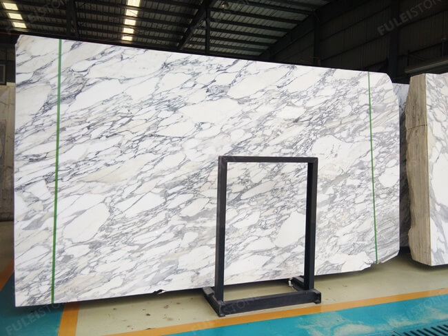 Bookmatched White Arabescato Marble Slabs Wholesale — product view 6