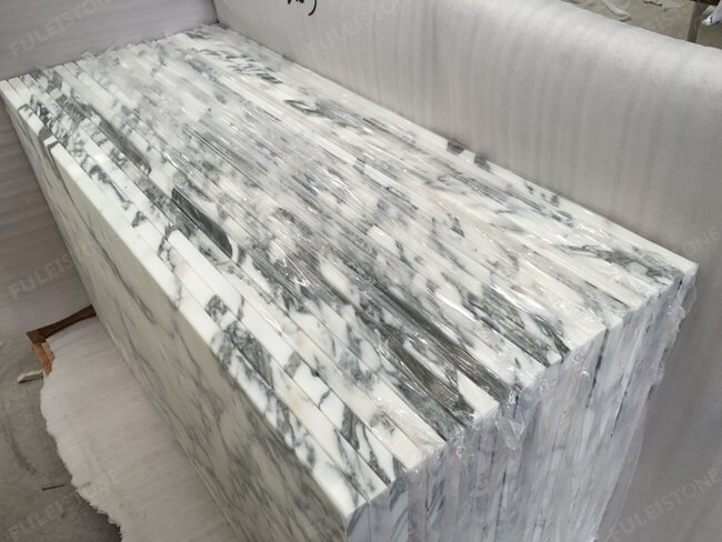 White Arabescato Marble Table Tops — product view 3
