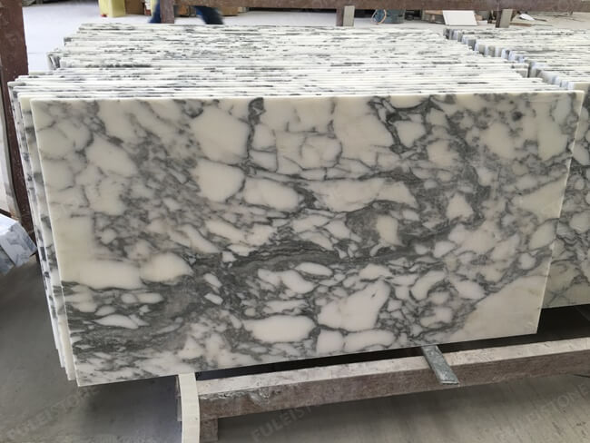 White Arabescato Marble Table Tops — product view 5