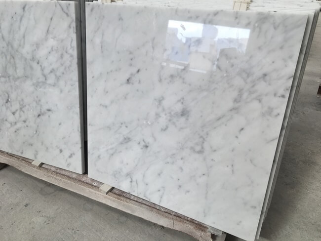 White Bianco Carrara Marble Tiles for Project — product view 3