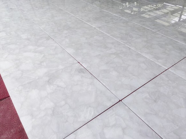 White Crystal Floor Tiles — product view 3
