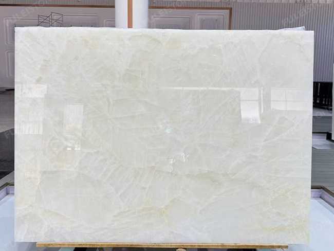 White Crystal Marble Table and Top — product view 6