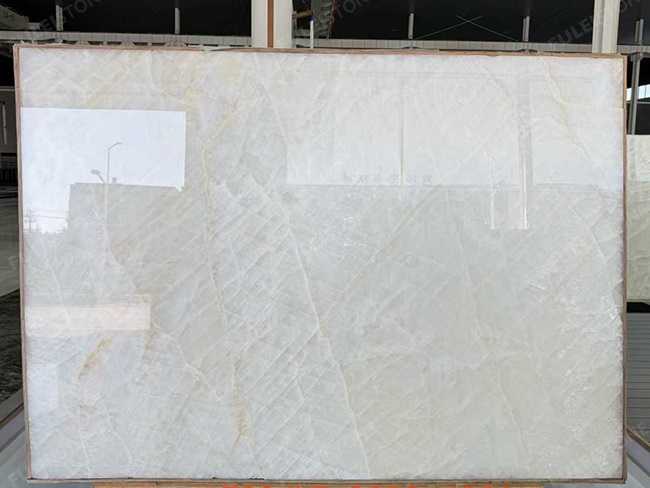 White Crystal Marble Table and Top — product view 7