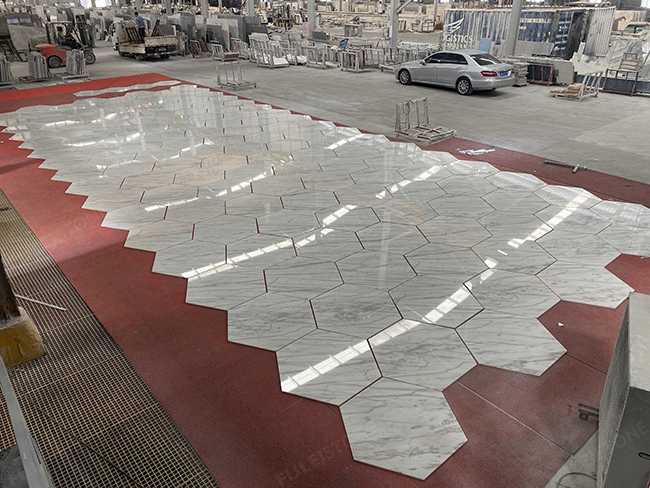 White Marble Hexagon Tiles