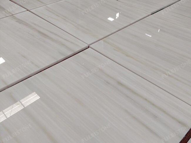 Customized Polished White Onyx Flooring Tiles — product view 3
