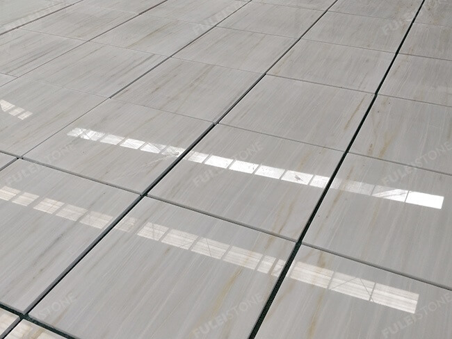 Customized Polished White Onyx Flooring Tiles — product view 5