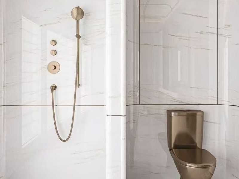White Onyx Marble Slabs with Gold Lines — product view 7