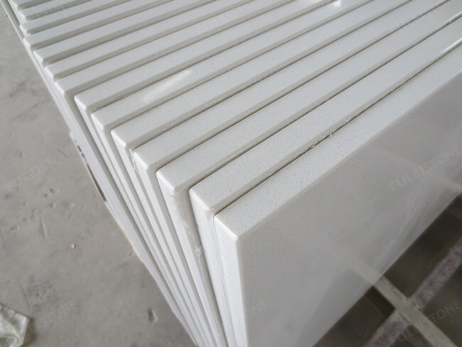 White Quartz Stone Table Tops & Countertops — product view 2