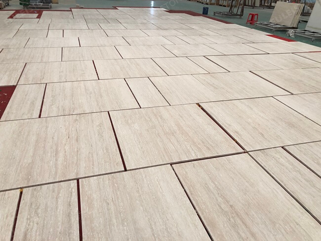 White Travertine Tiles For Walls & Floors — product view 11