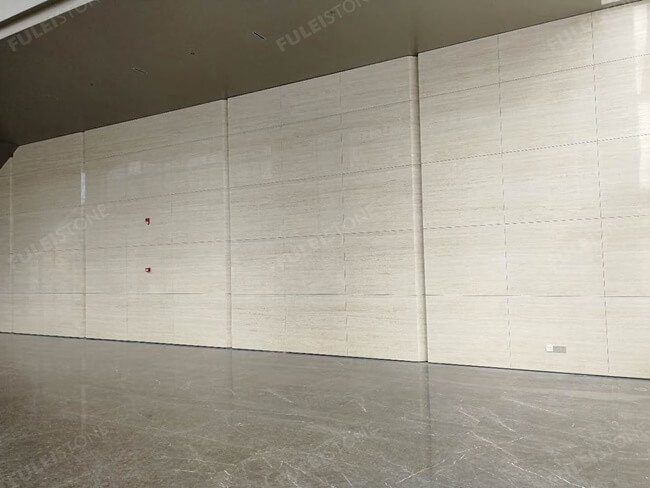 White Travertine Tiles For Walls & Floors — product view 4