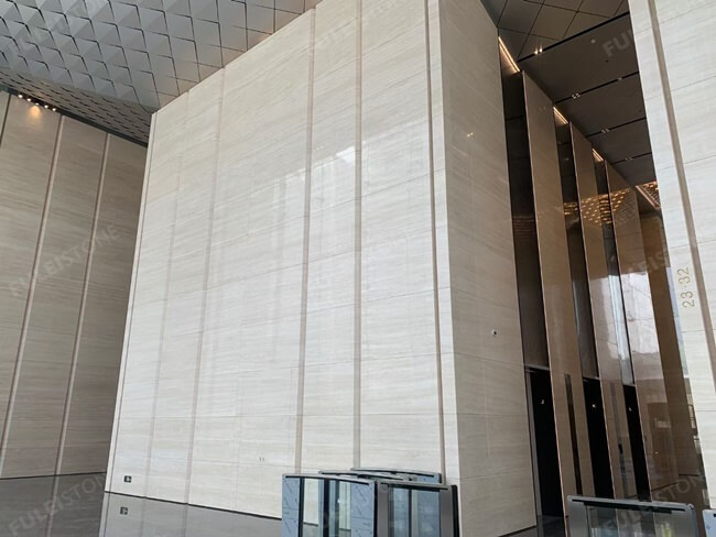 White Travertine Tiles For Walls & Floors — product view 7