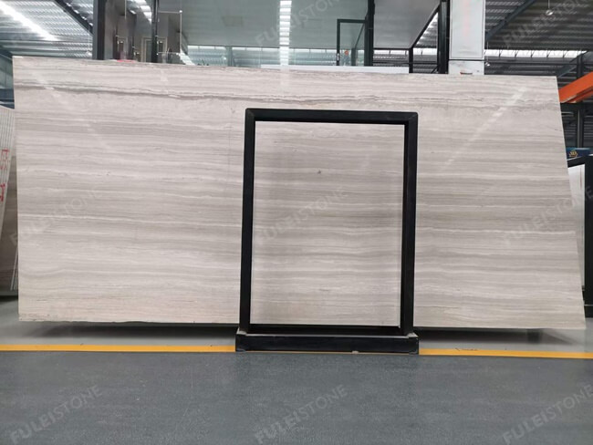 White Wood Curved Tiles — product view 2