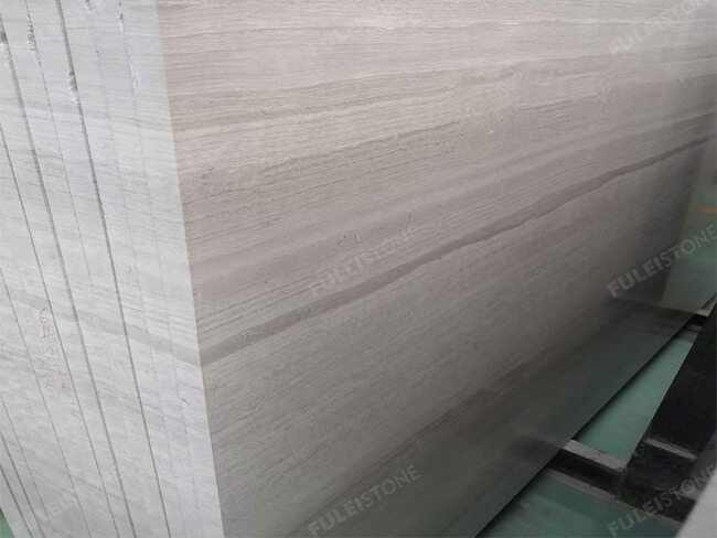 White Wood Curved Tiles — product view 3