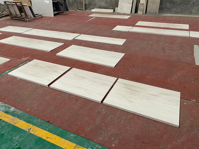 White Wood Marble Countertop & Vanity Top — product view 10