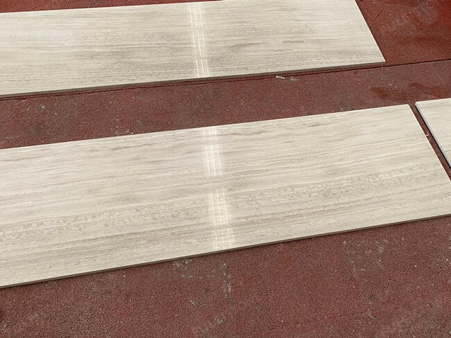 White Wood Marble Countertop & Vanity Top — product view 6
