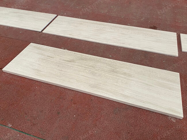 White Wood Marble Countertop & Vanity Top — product view 8