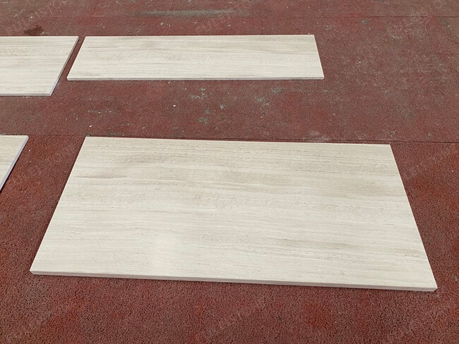 White Wood Marble Countertop & Vanity Top — product view 9