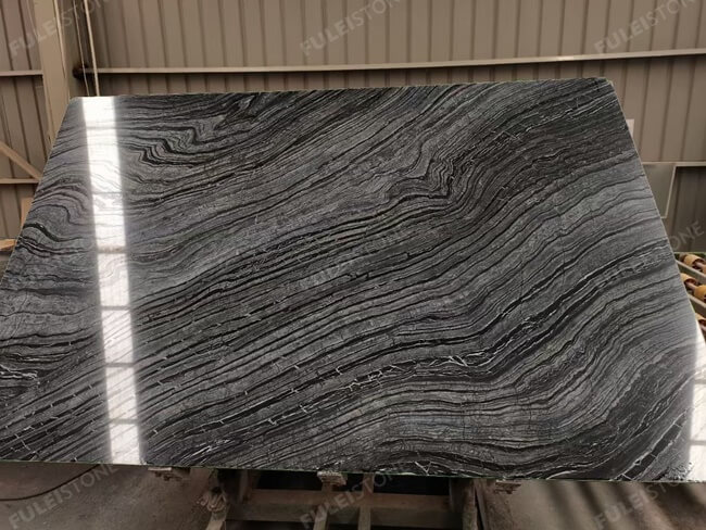 Zebra Black Marble Slabs — product view 4