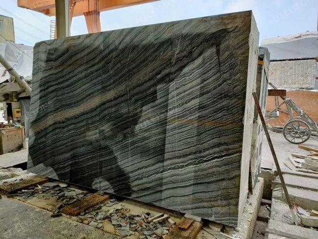 Zebra Black Marble Slabs — product view 7